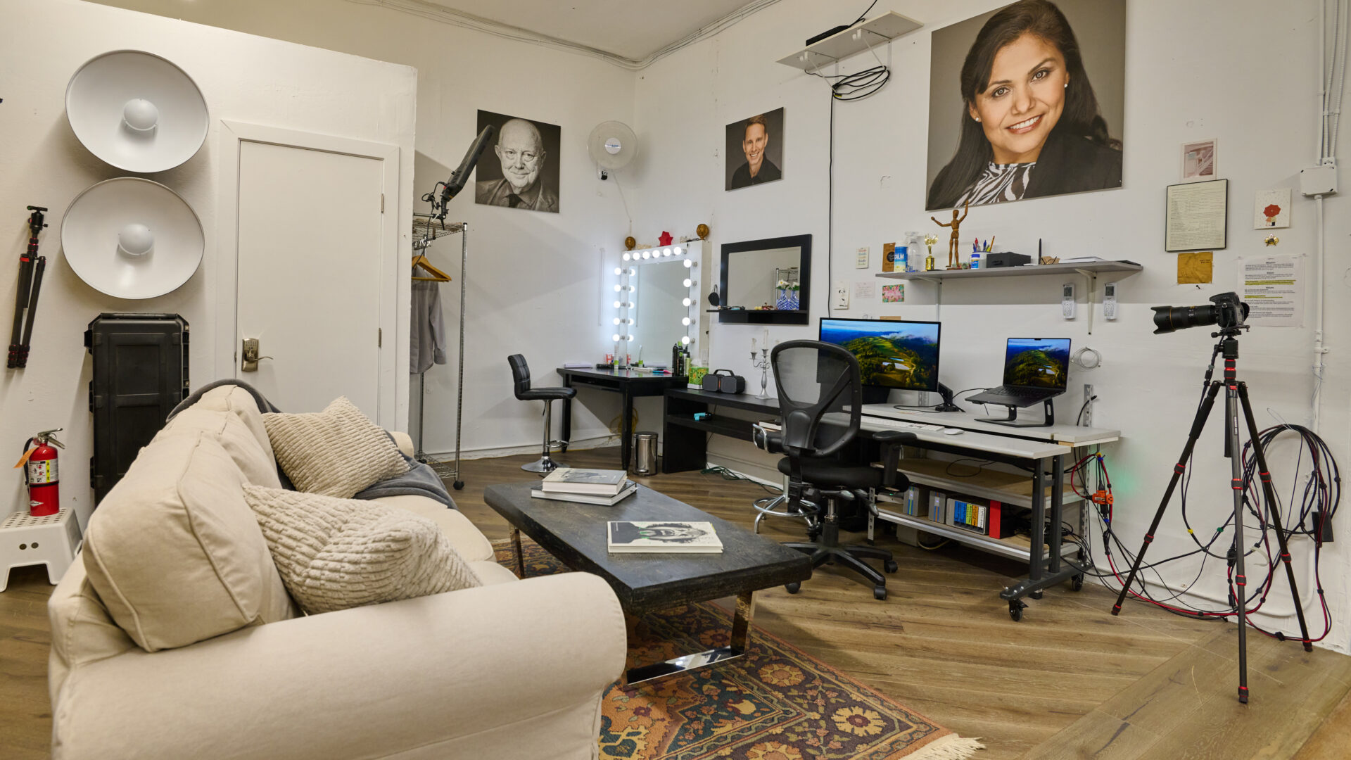 Dean Birinyi's professional photo studio available for hourly and daily rental in Palo Alto, CA