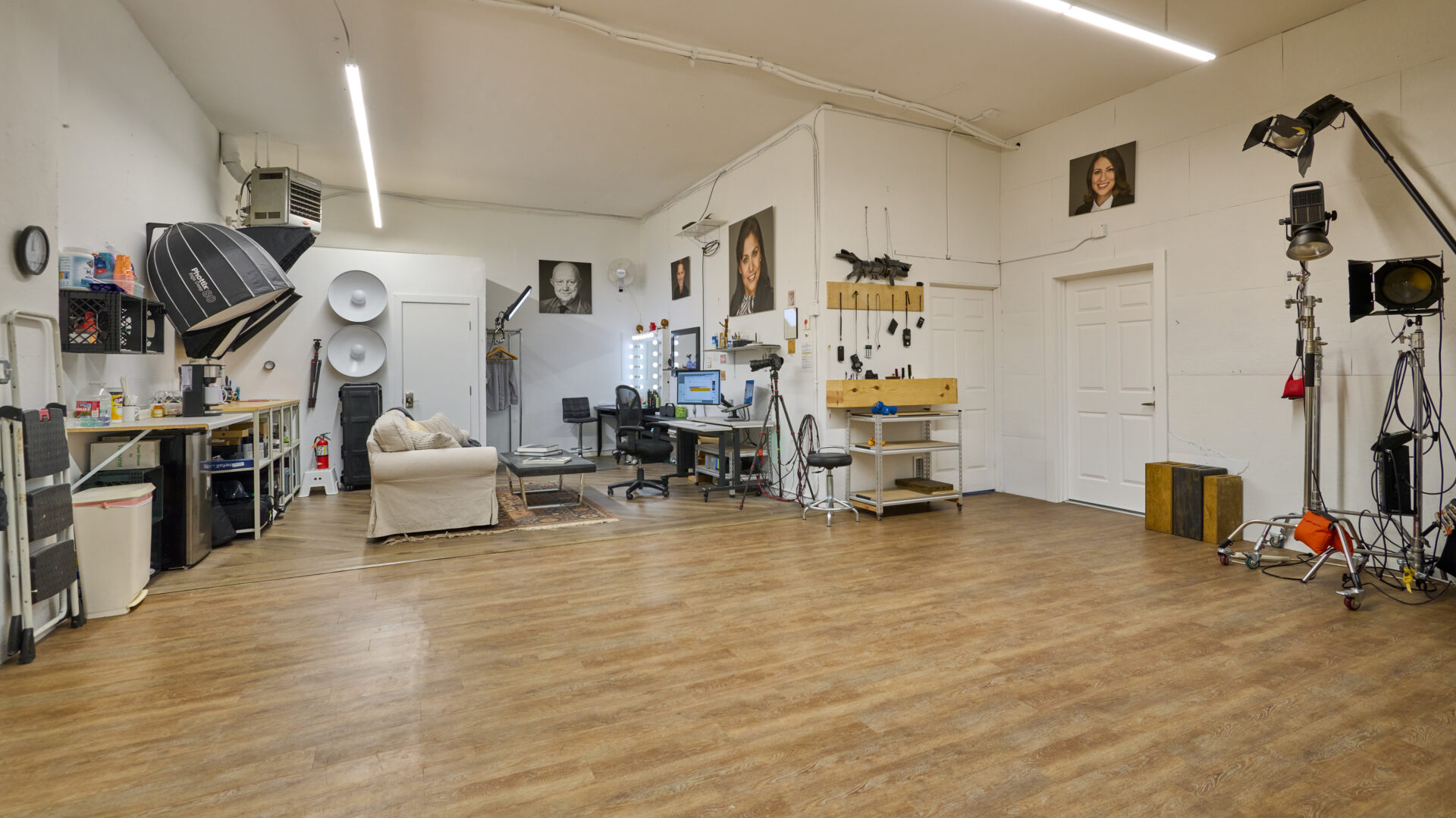 Dean Birinyi's professional photo studio available for hourly and daily rental in Palo Alto, CA