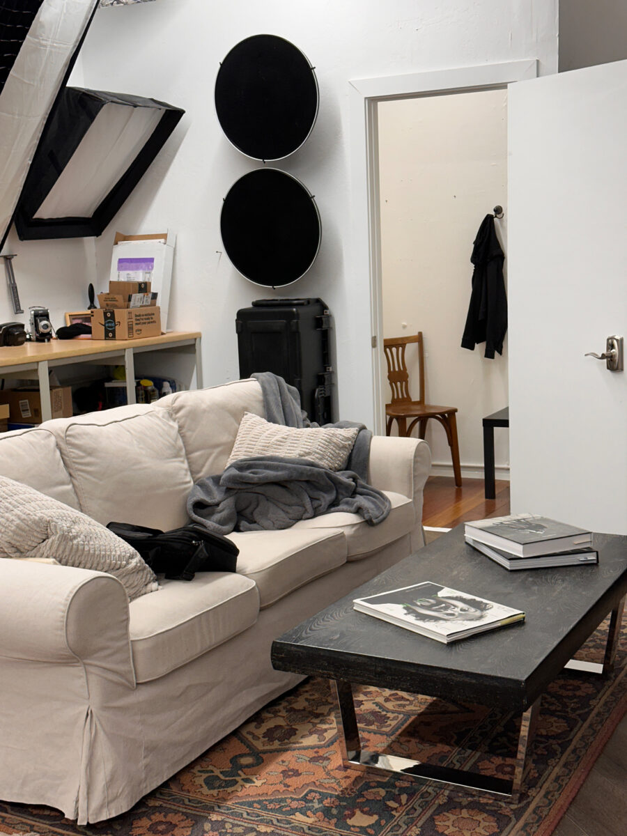 Dean Birinyi's professional photo studio available for hourly and daily rental in Palo Alto, CA