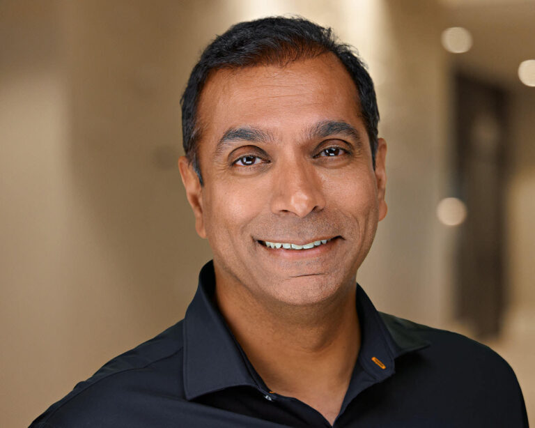 Corporate headshot of a founder in the Bay Area, presenting a confident and approachable demeanor.
