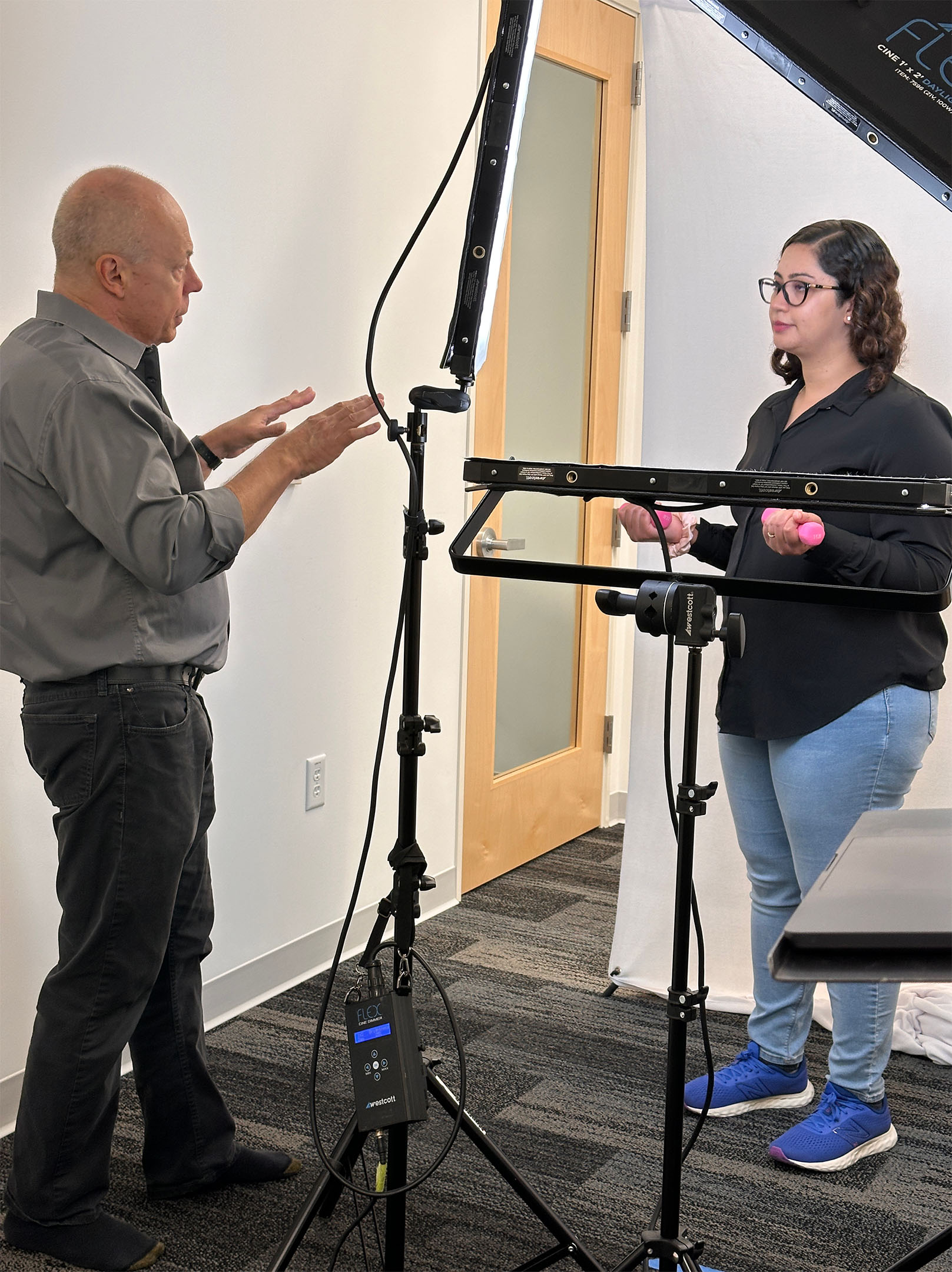 Dean Birinyi giving direction...