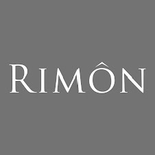 Rimon Law logo with white serif text on red background