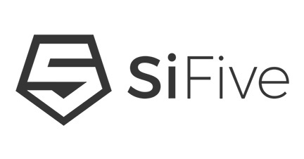 SiFive logo featuring stylized gray “S” hexagon and text