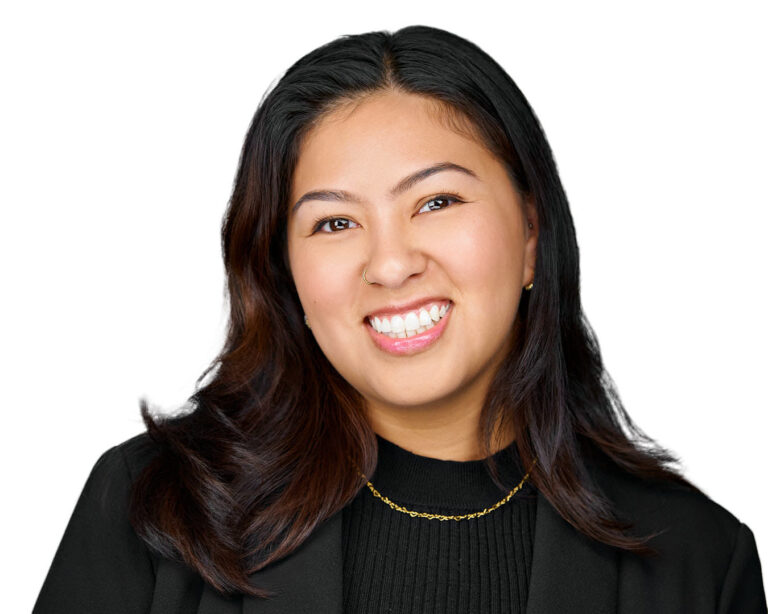 Corporate headshot of a professional woman photographed in Mountain View by Dean Birinyi Photography
